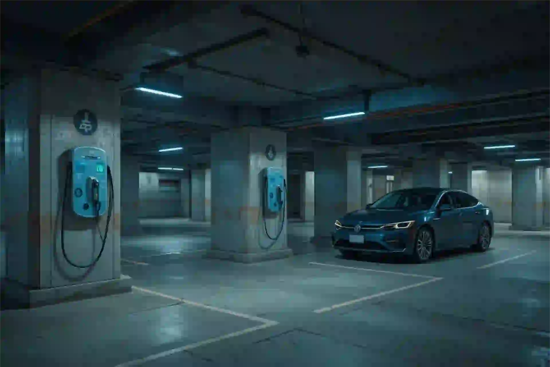 Installation borne de recharge à Ignaux